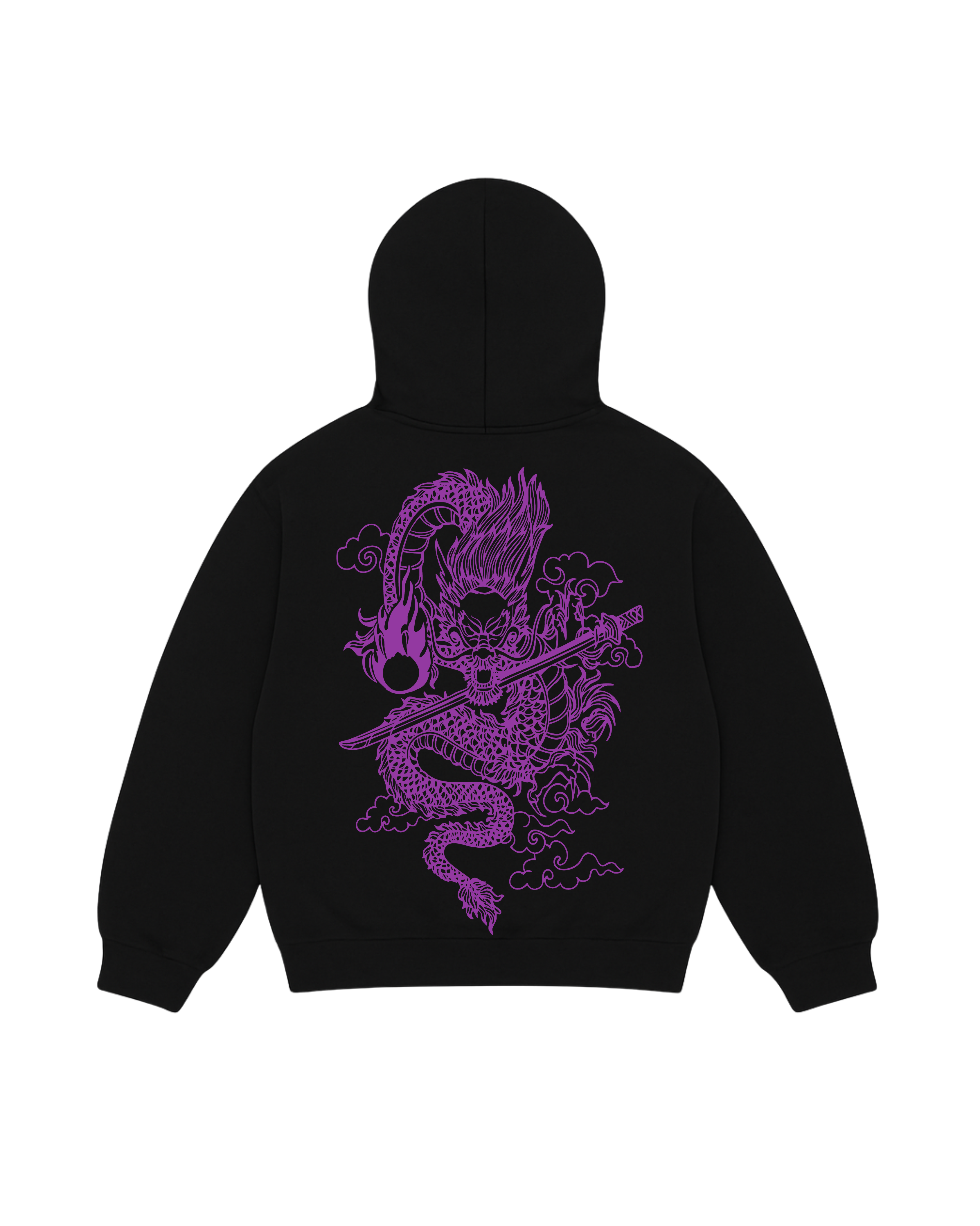 HOODIE BLACK DRAGON