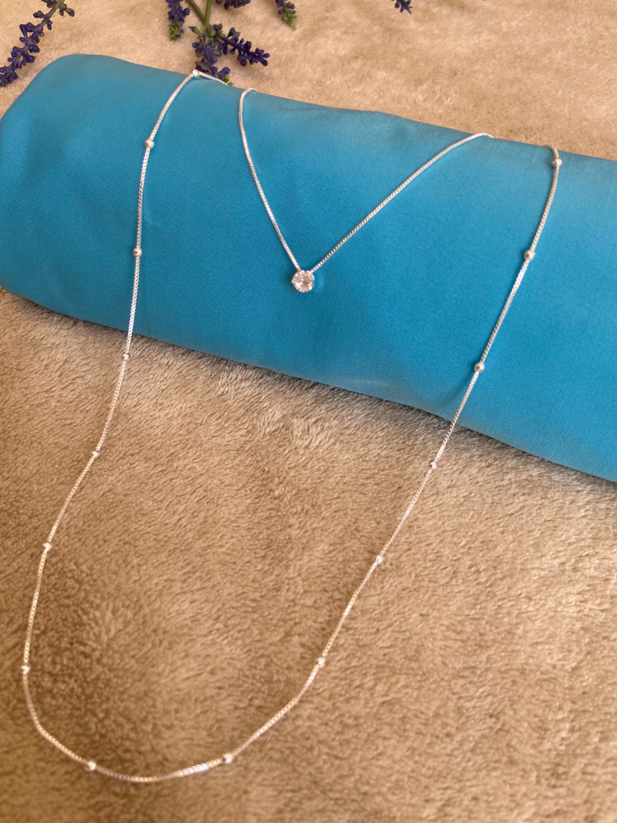 Colar Bolinhas ( 60 cm )