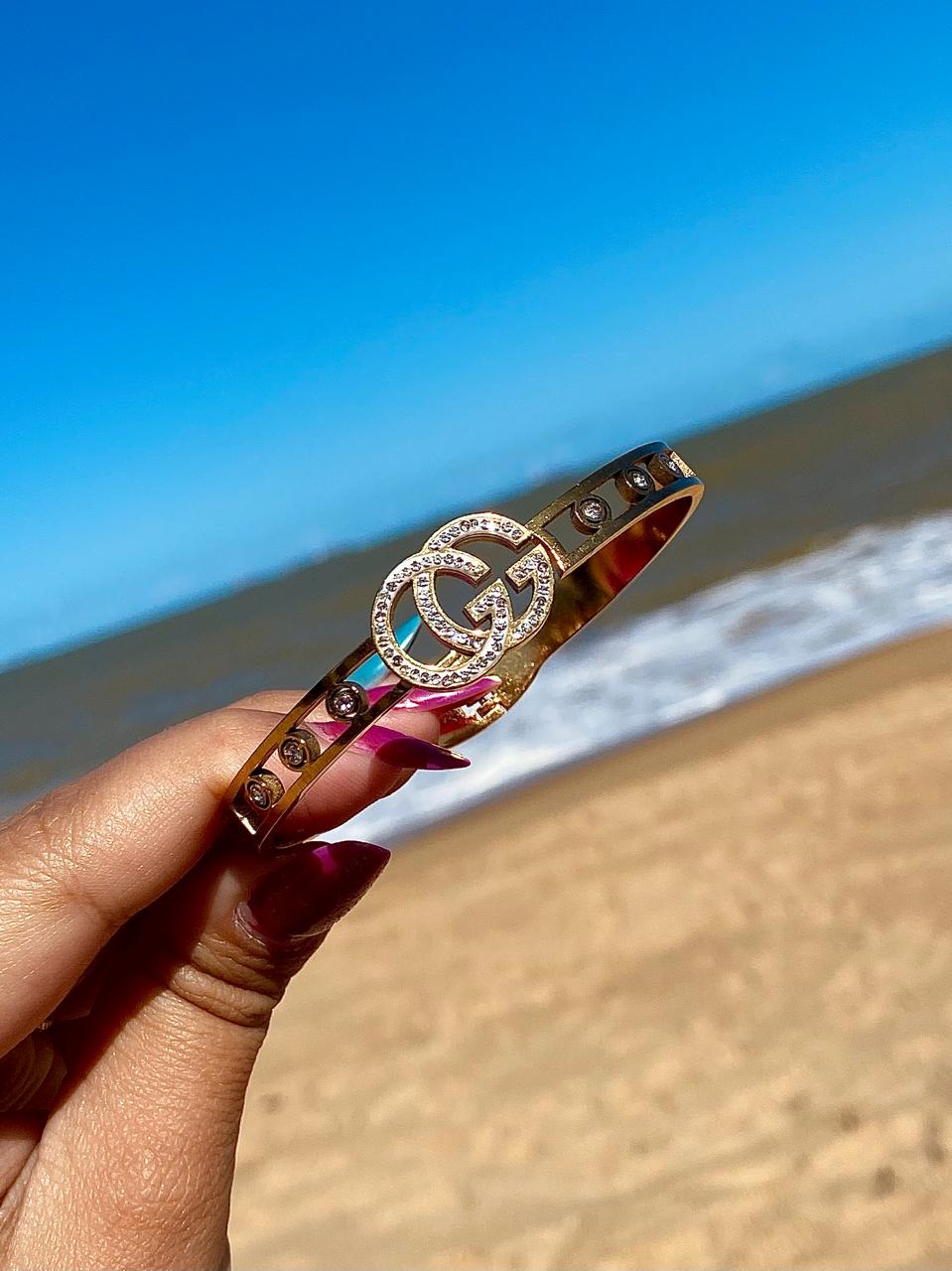 Bracelete GG Moeda antiga