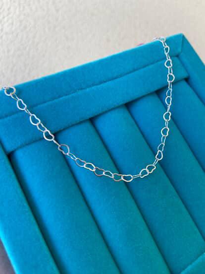 Pulseira Elo Corações 