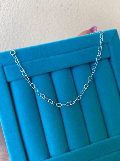 Pulseira Elo Corações 