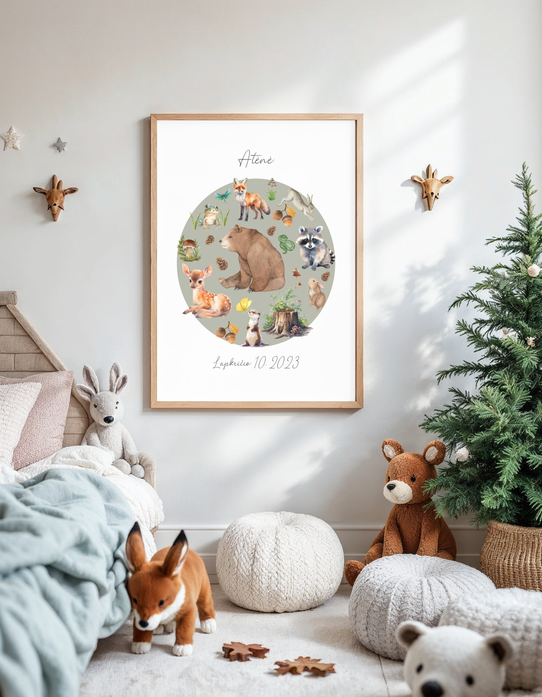 Personalizuotas vardo plakatas "Miškas2"