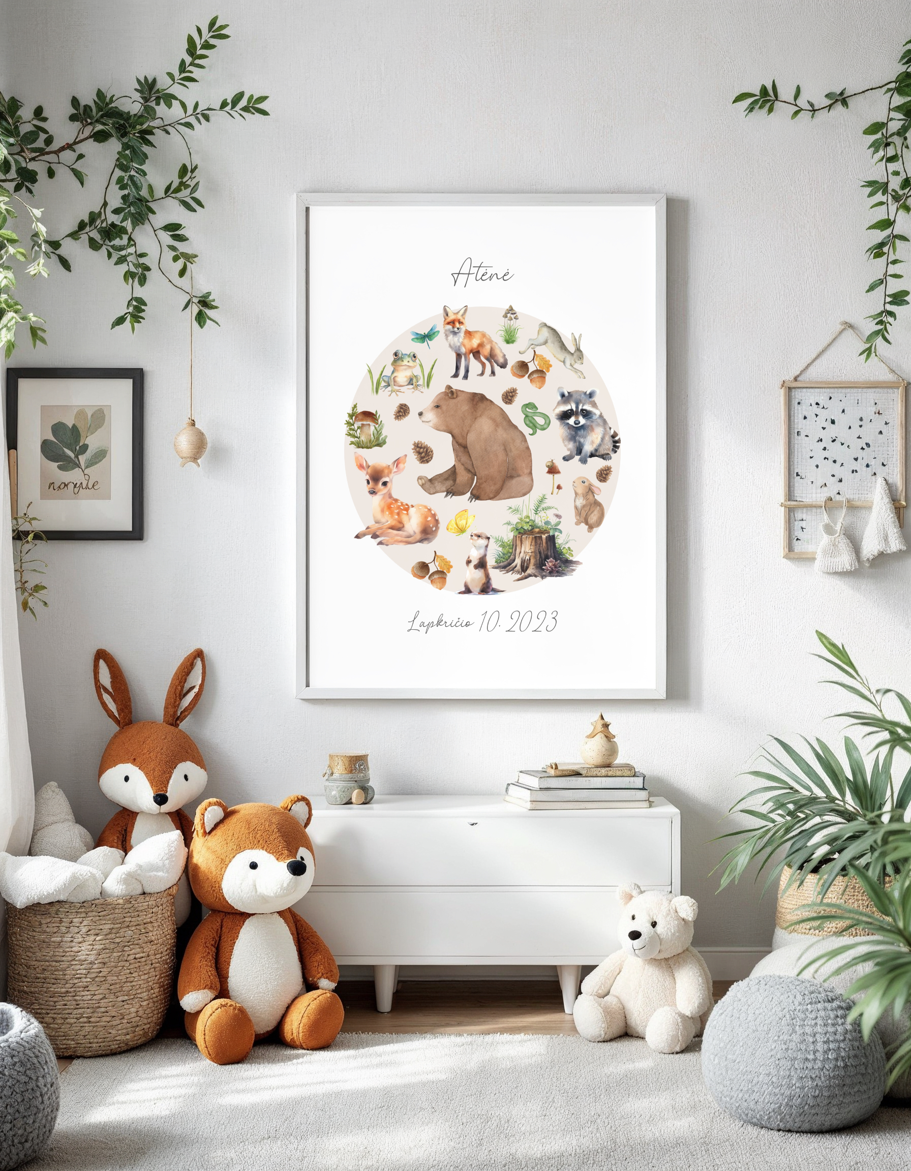 Personalizuotas vardo plakatas "Miškas2"