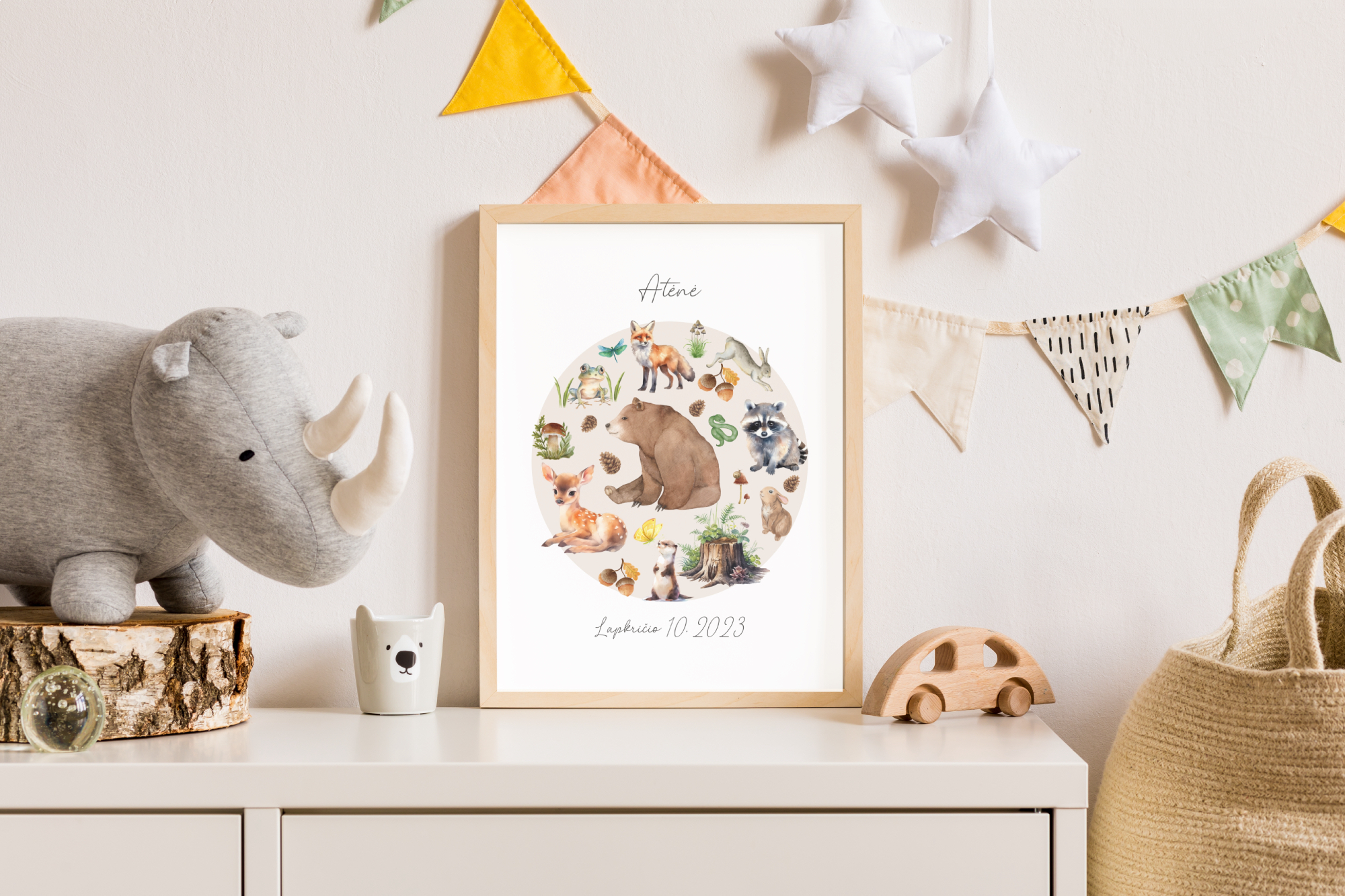 Personalizuotas vardo plakatas "Miškas2"