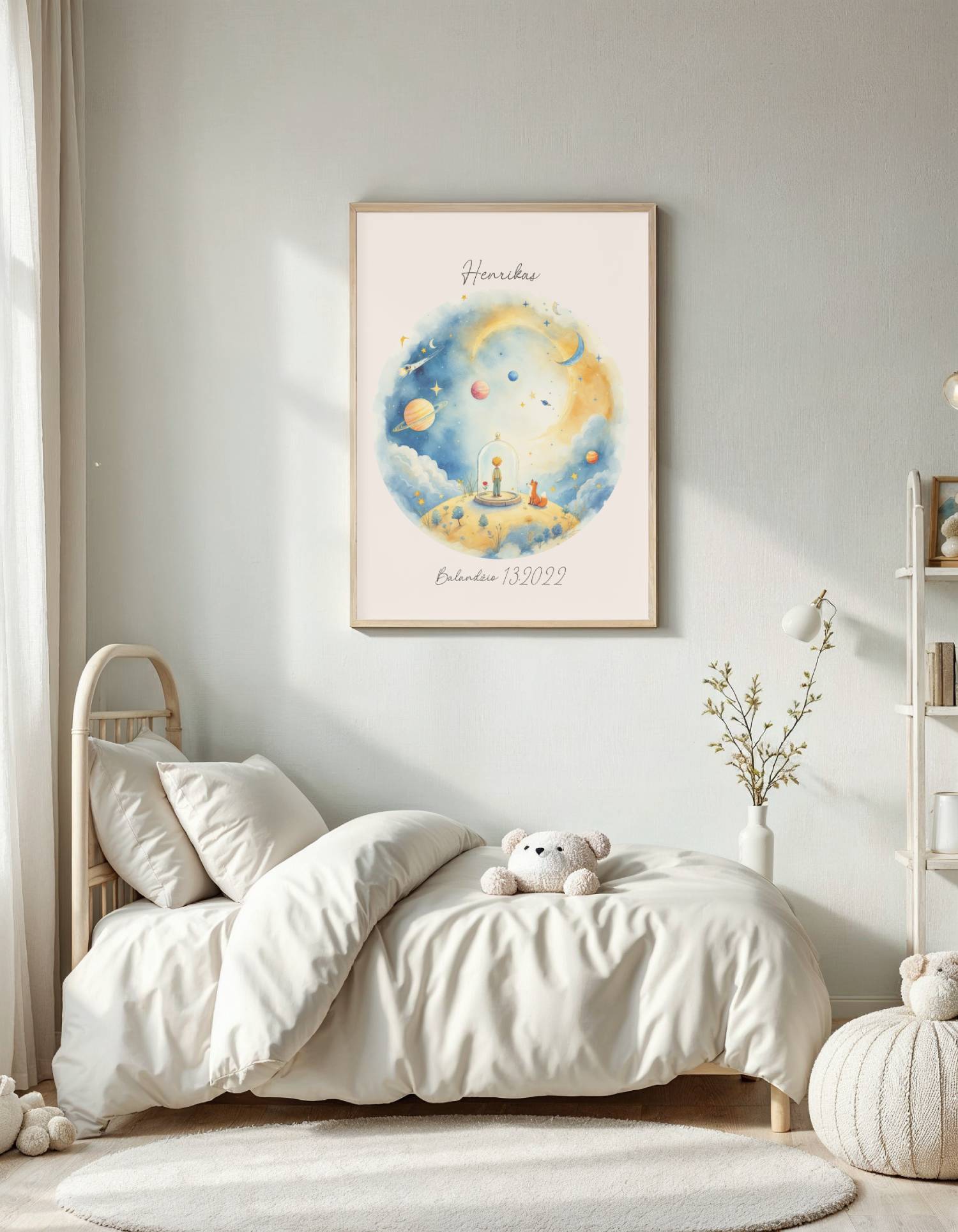 Personalizuotas vardo plakatas "Mažasis Princas"