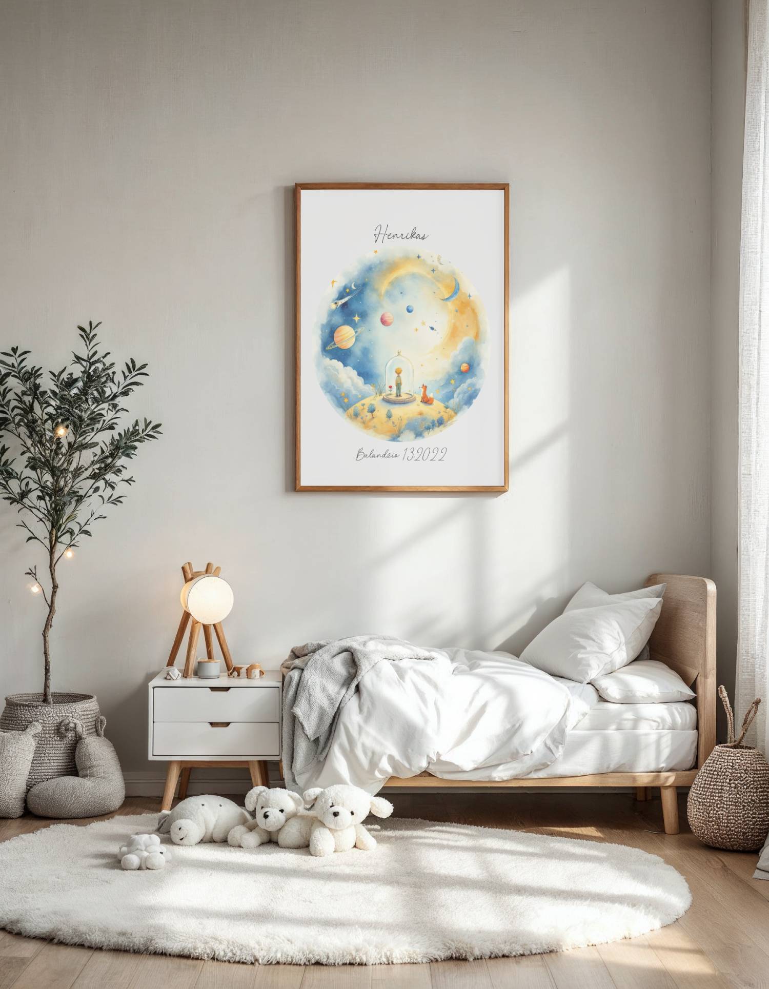 Personalizuotas vardo plakatas "Mažasis Princas"