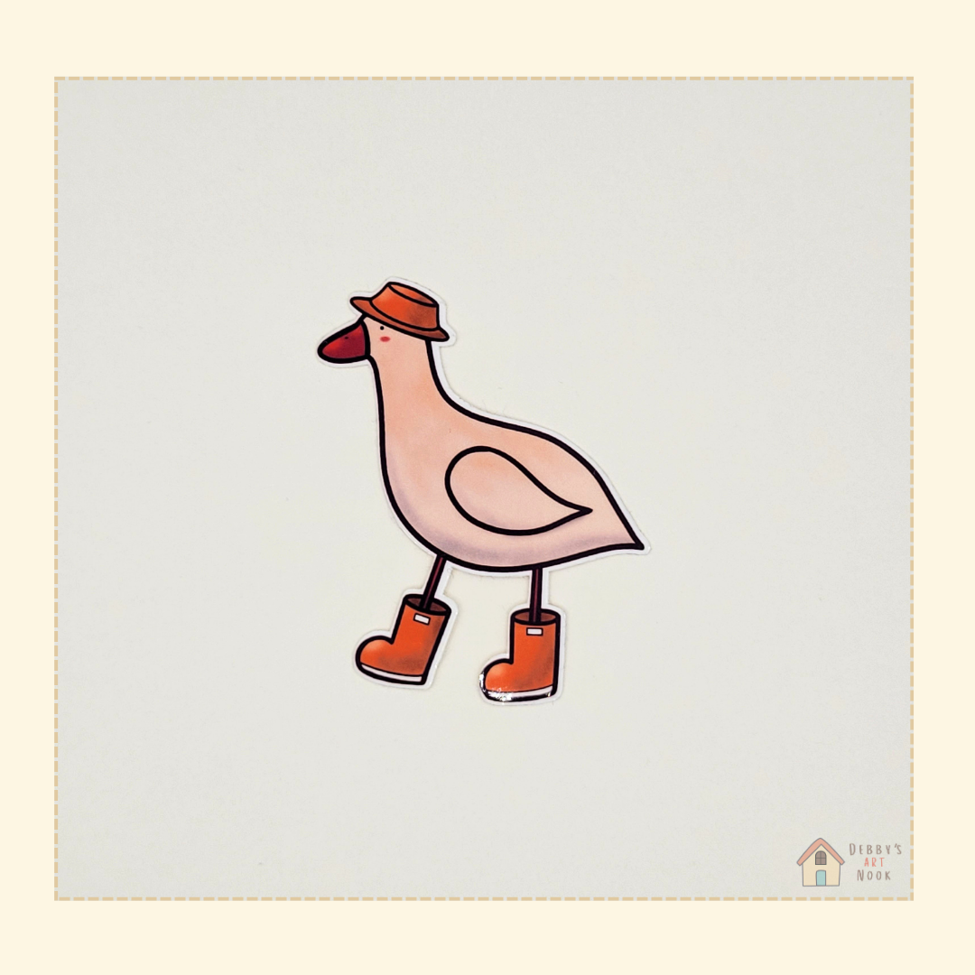 Silly Geese Vinyl Sticker