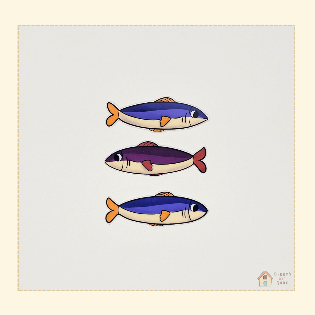 Fishes Vinyl Sticker Pack