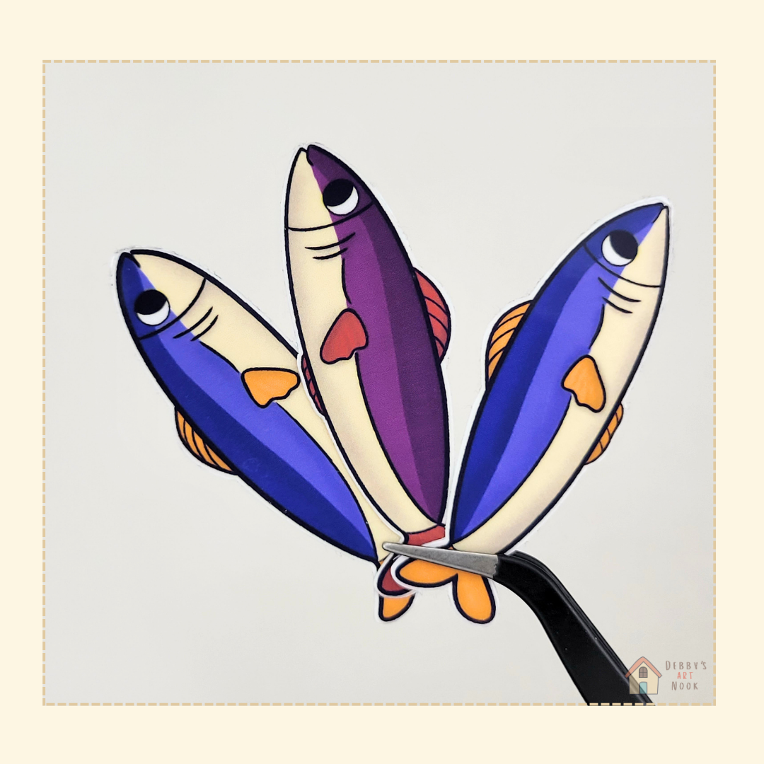 Fishes Vinyl Sticker Pack