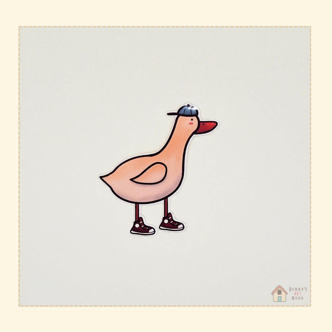 Silly Geese Vinyl Sticker