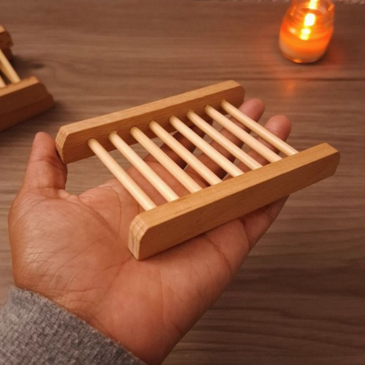 Saboneteira de Bambu