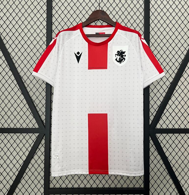 White and Red Soccer Jersey