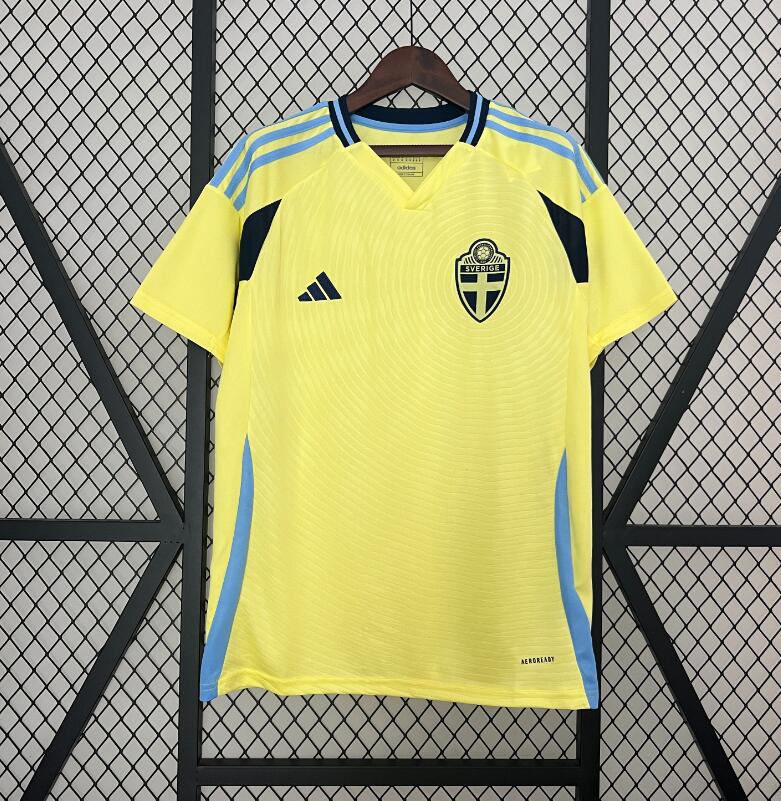 Yellow and Blue Soccer Jersey