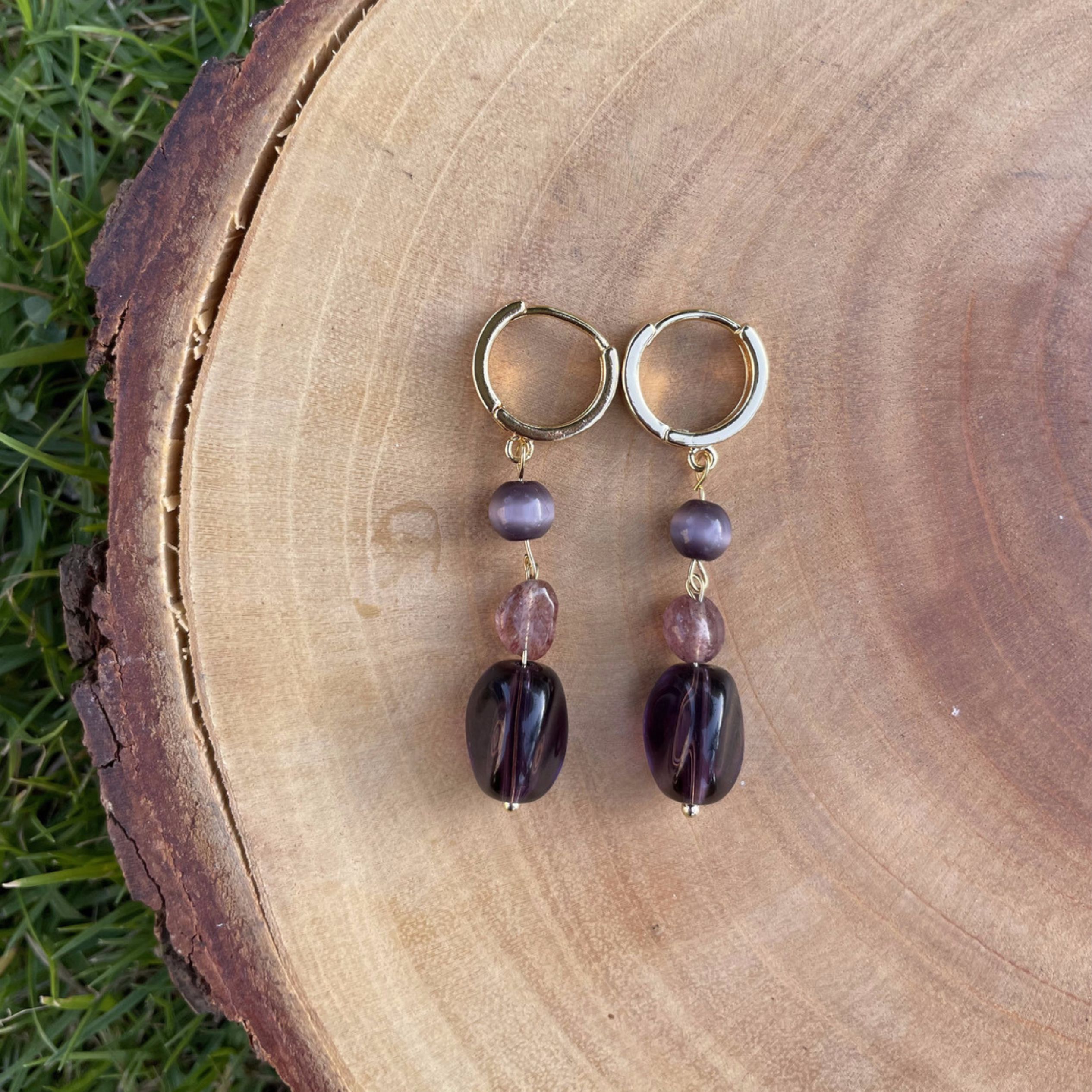 Violet Earrings