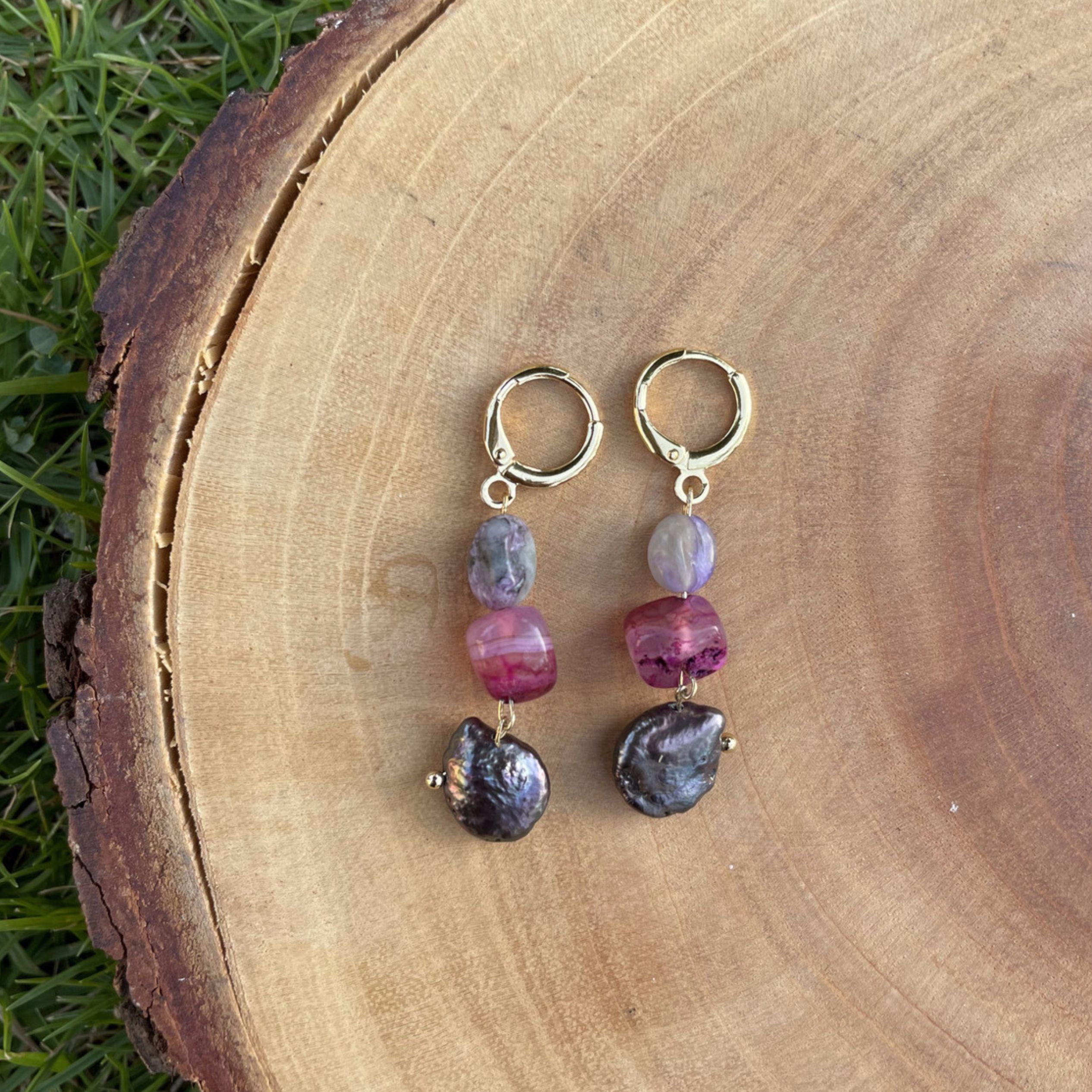 Orchid Earrings