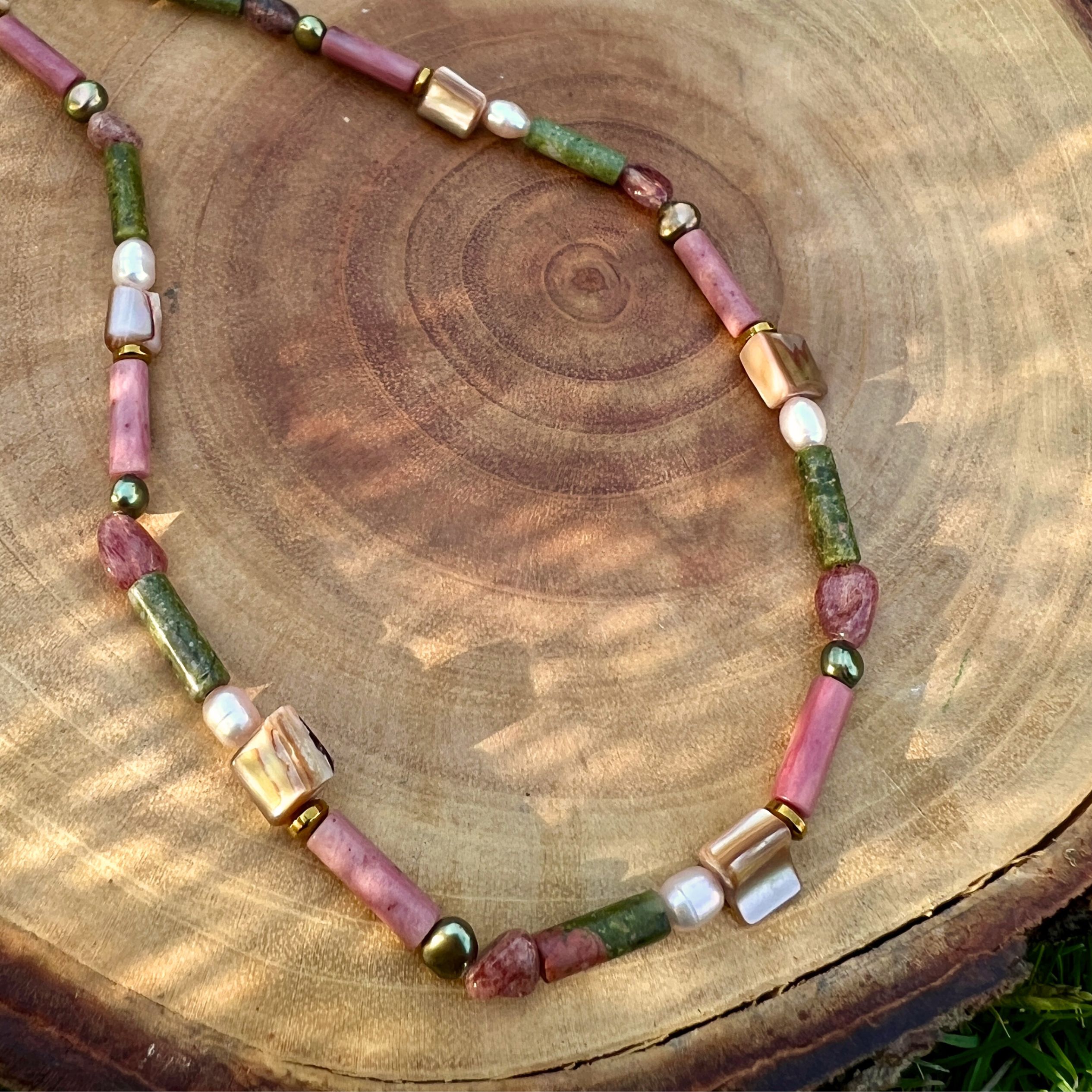 Rose Dust Necklace