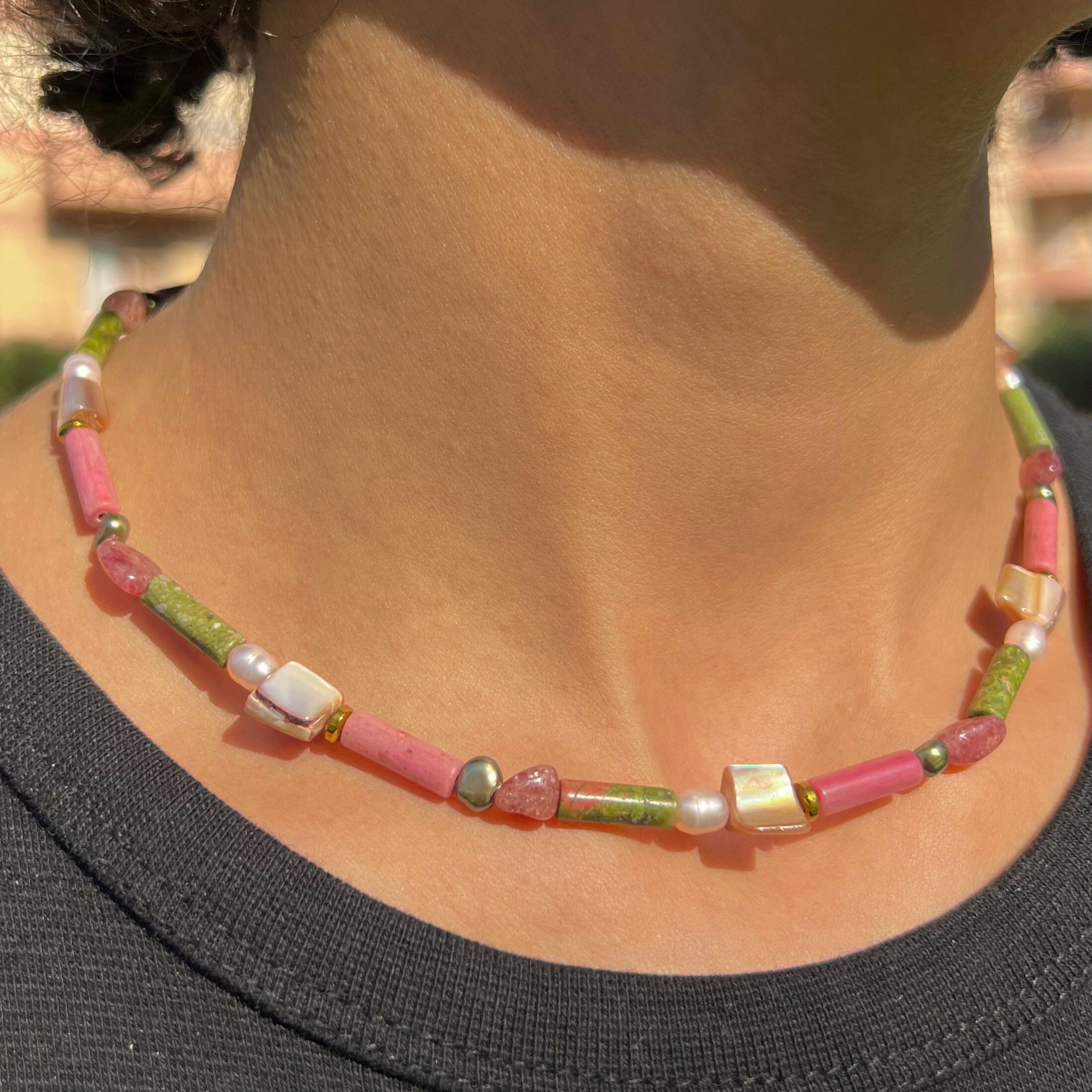 Rose Dust Necklace
