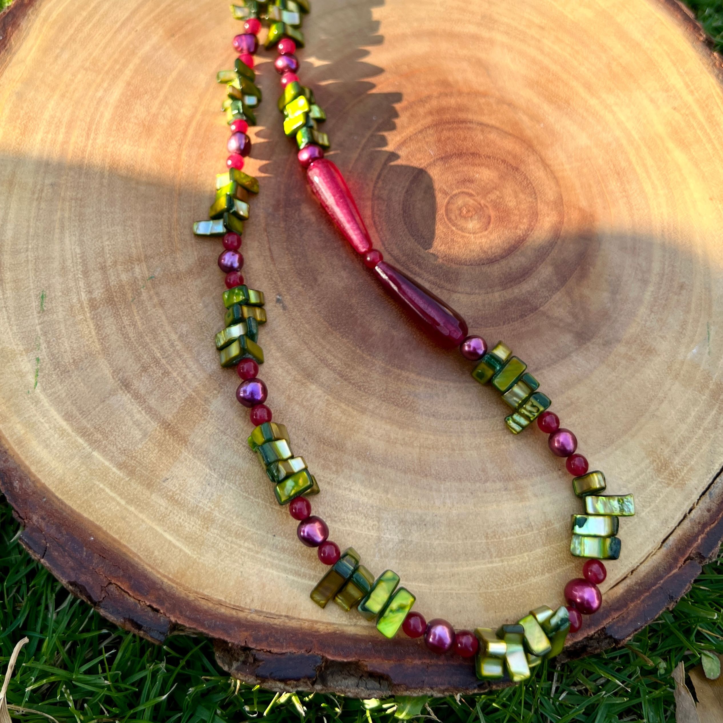 Saffron Necklace