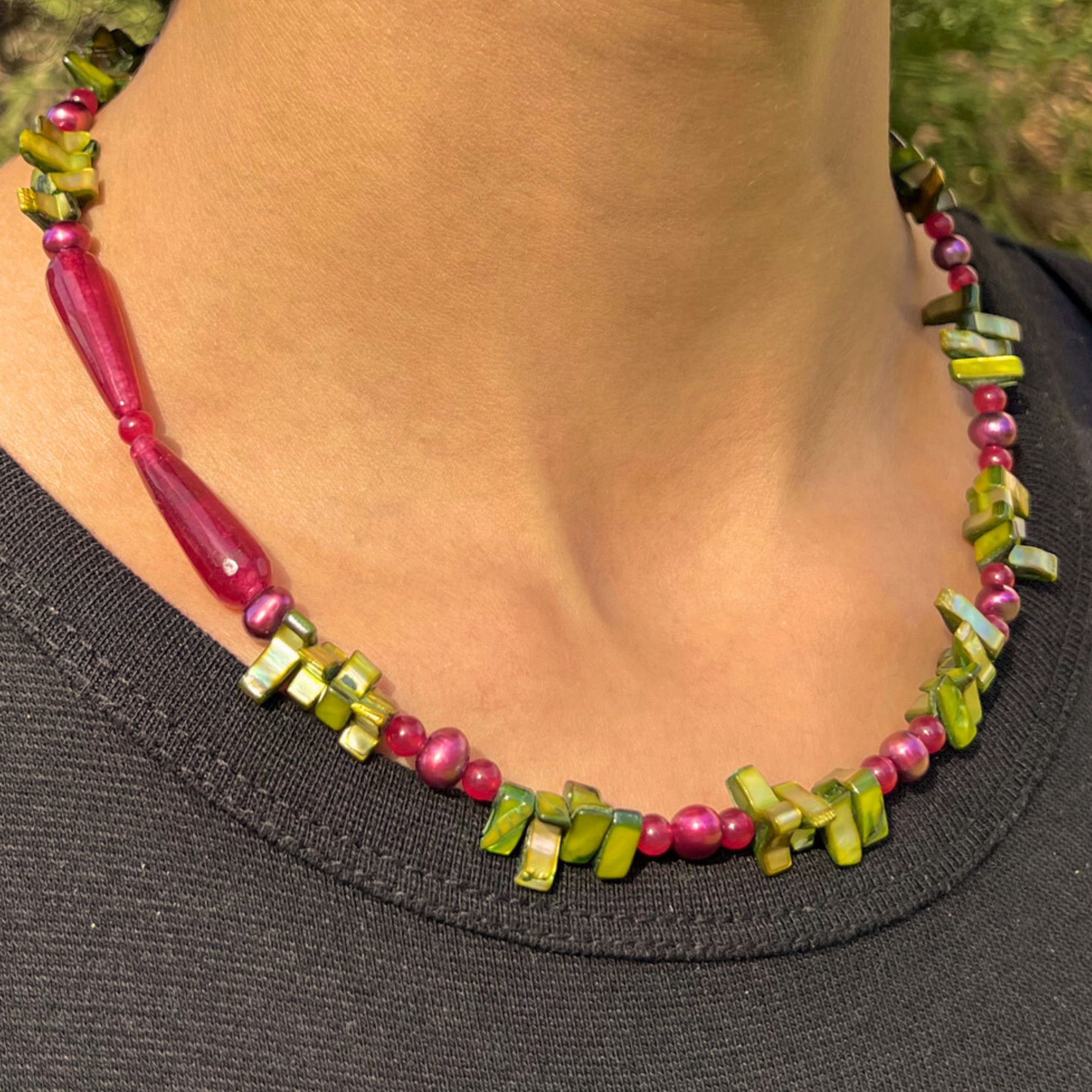 Saffron Necklace