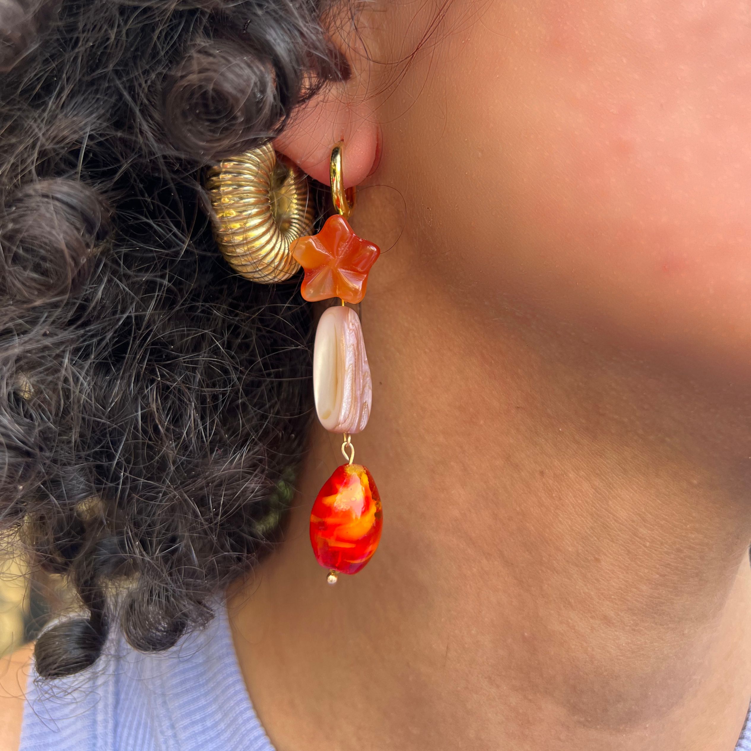 Grapefruit Earrings