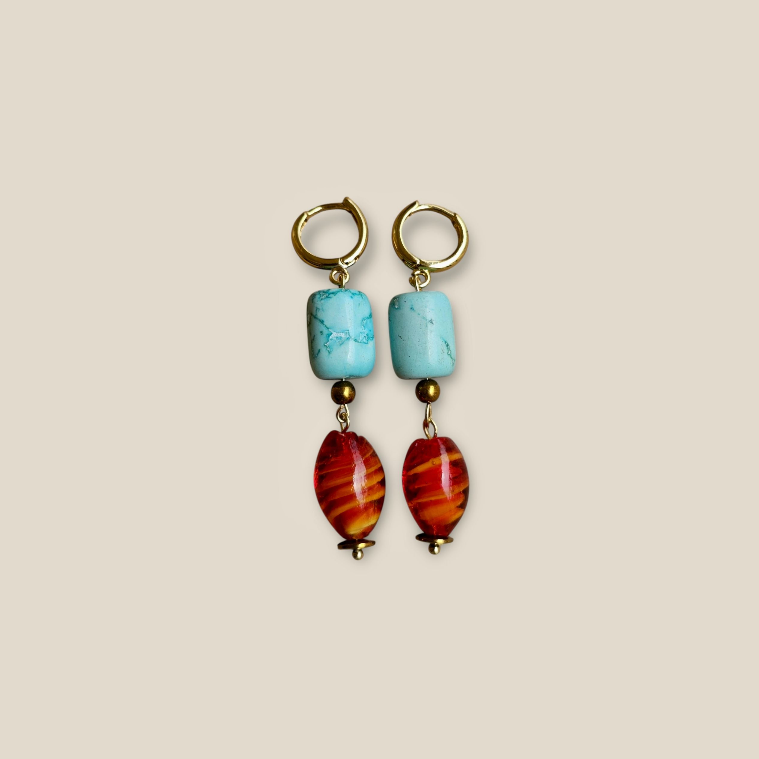 Saffron Earrings 