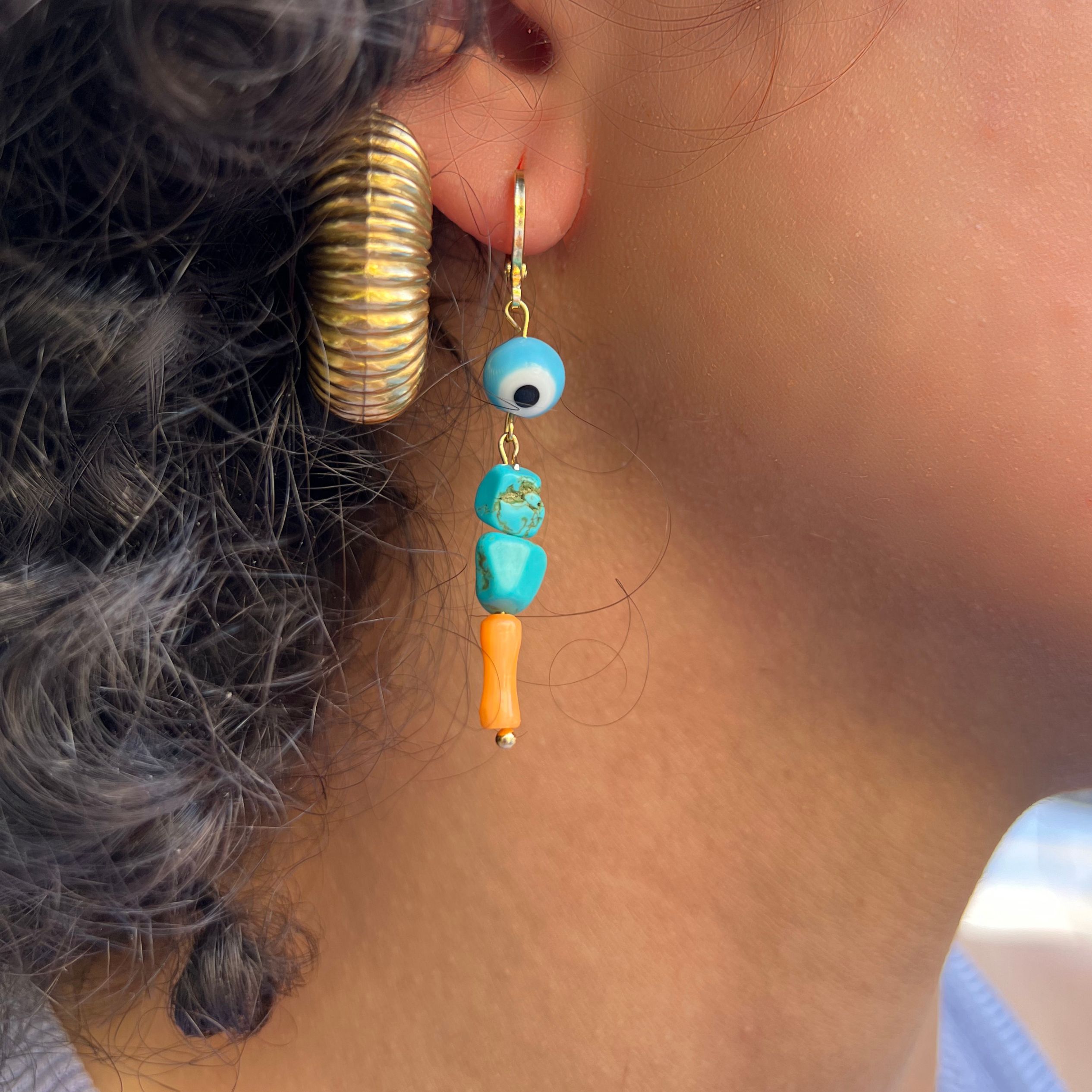 Coral Earrings