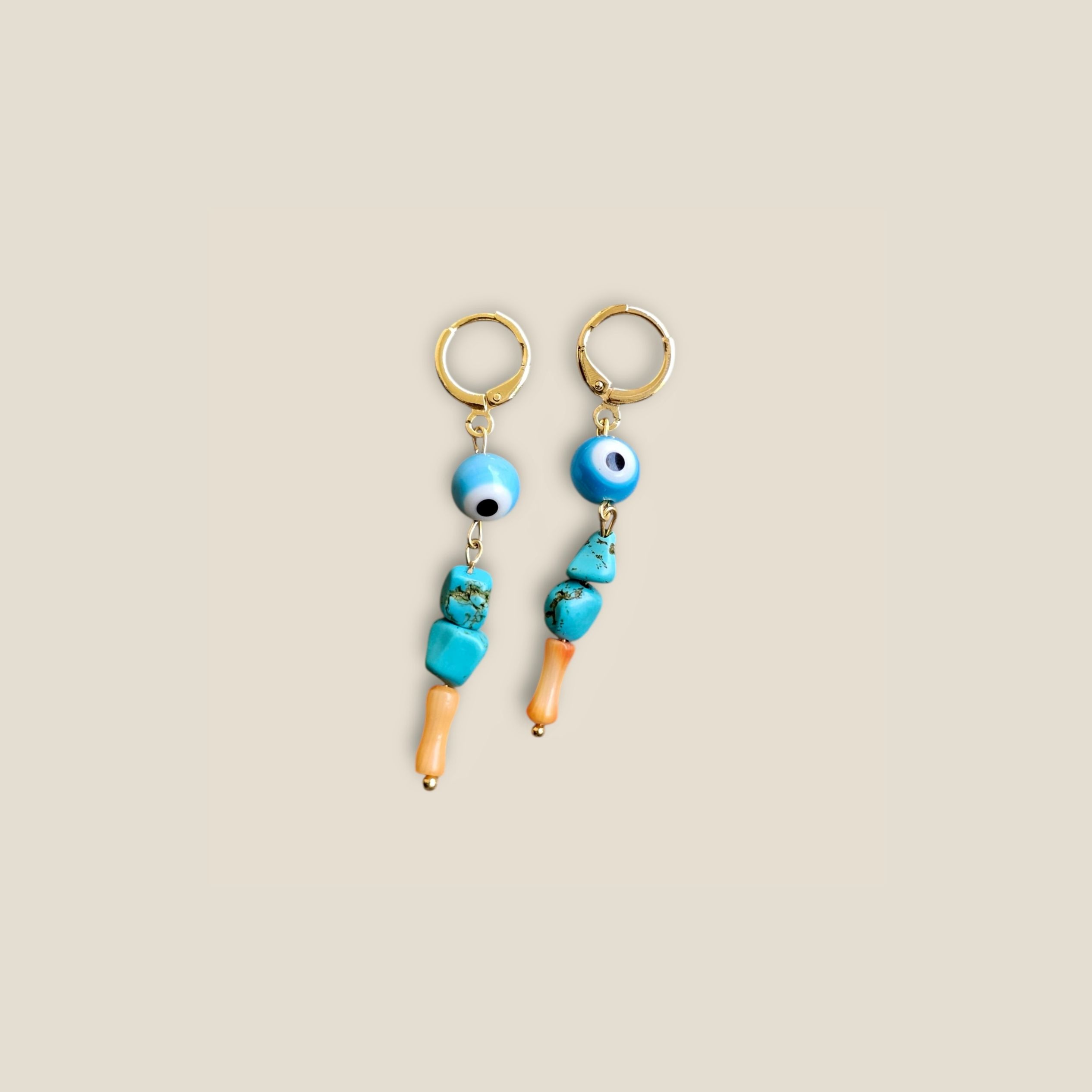 Coral Earrings