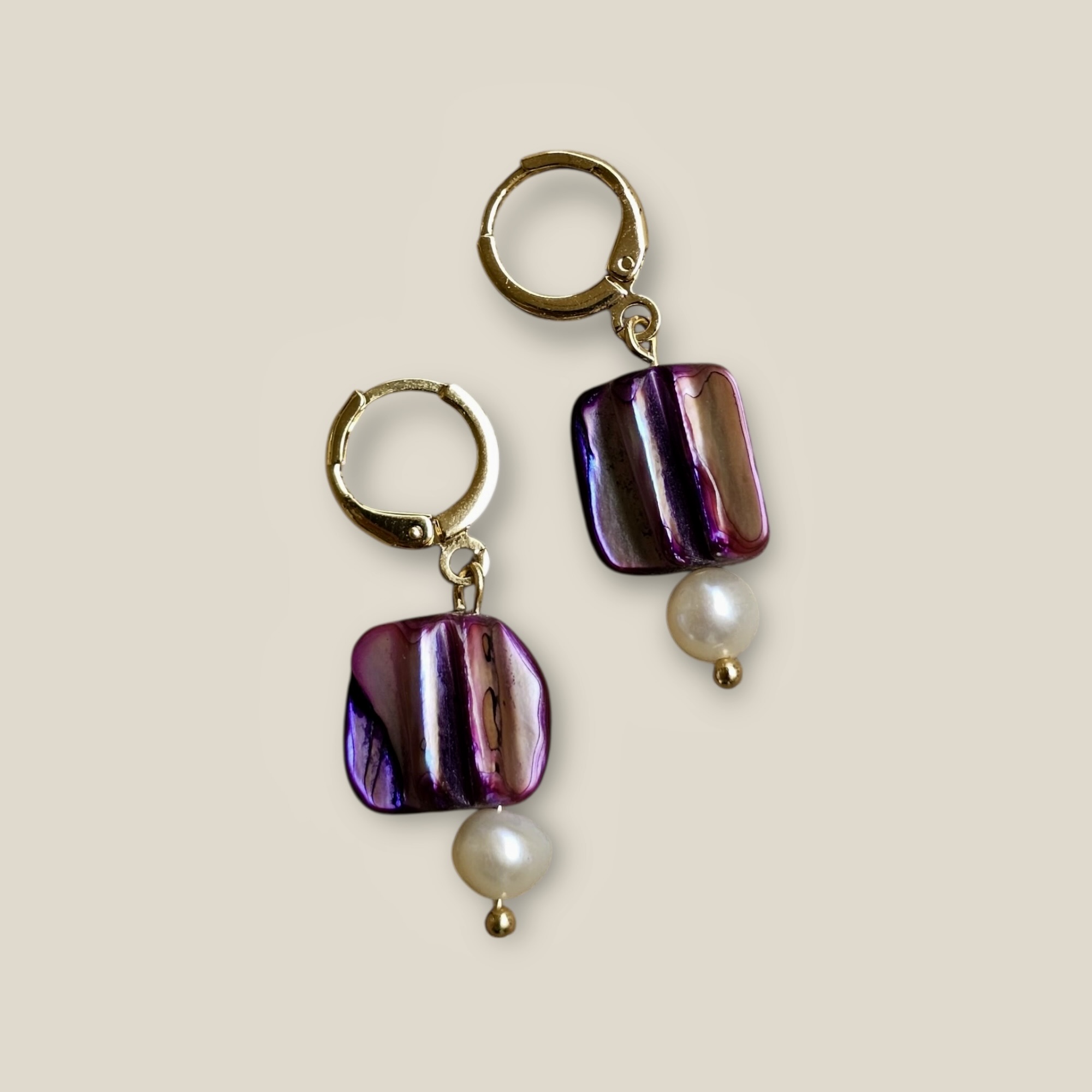 Plum Earrings