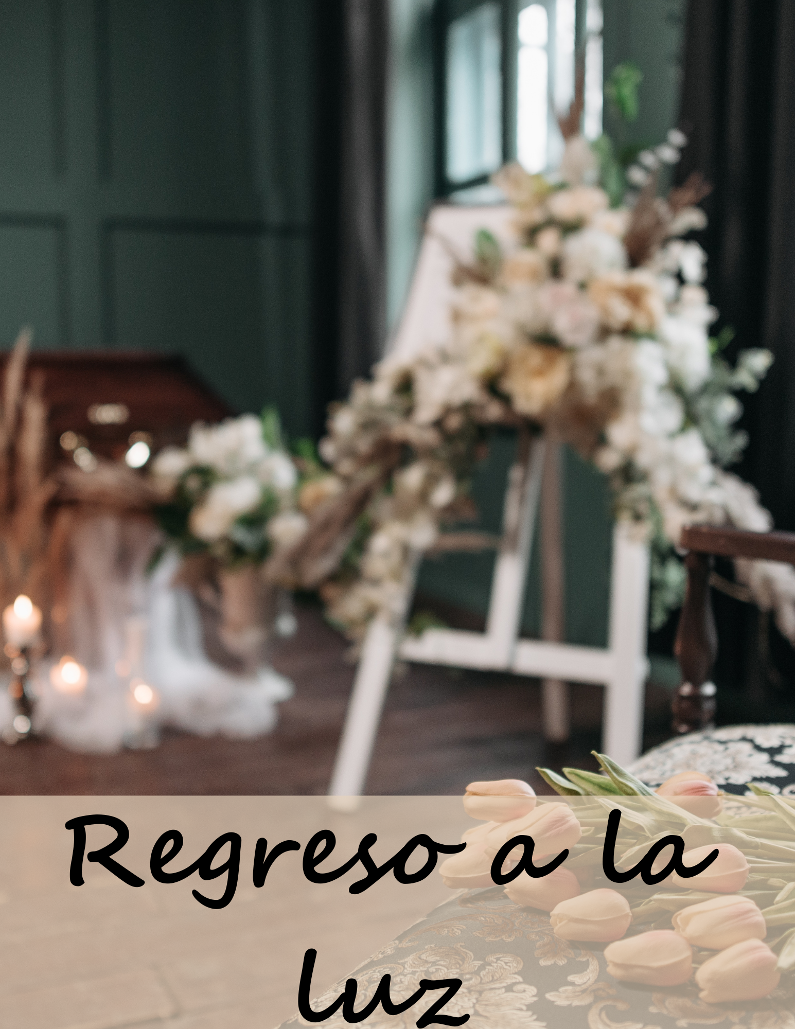 Corona de flores fúnebres