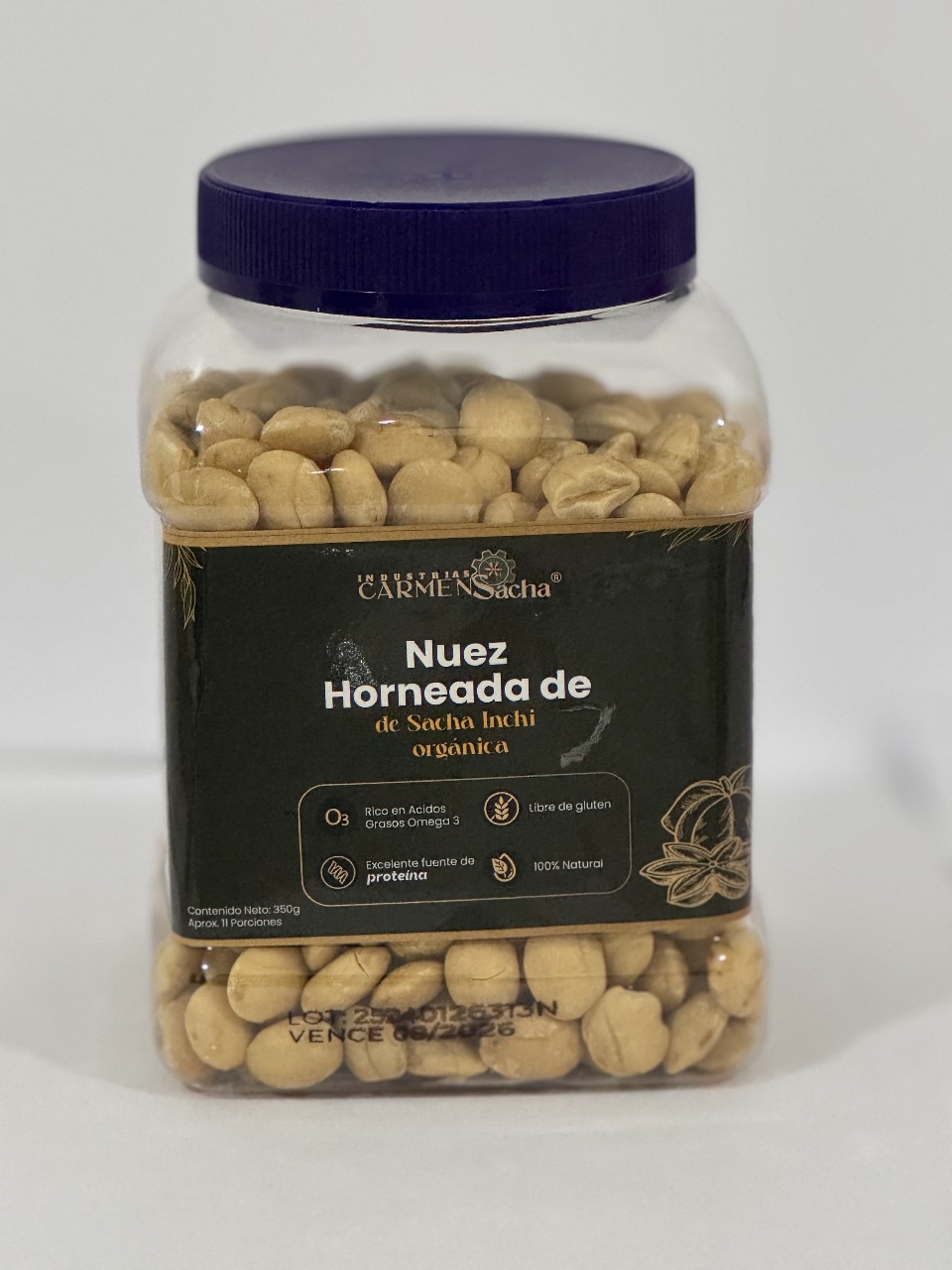 Nuez Horneada de Sacha Inchi Natural