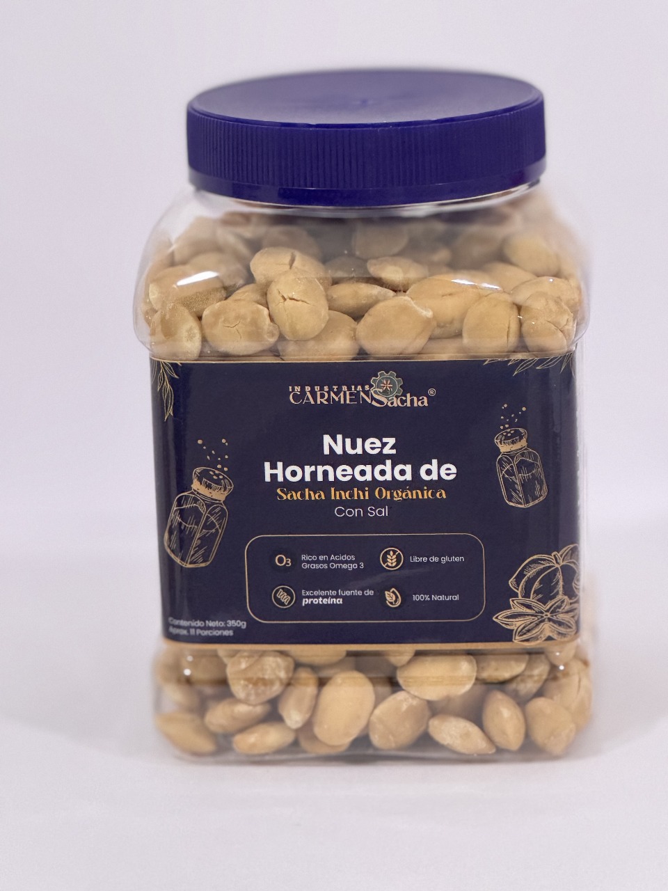Nuez Horneada de Sacha Inchi Sabor Sal