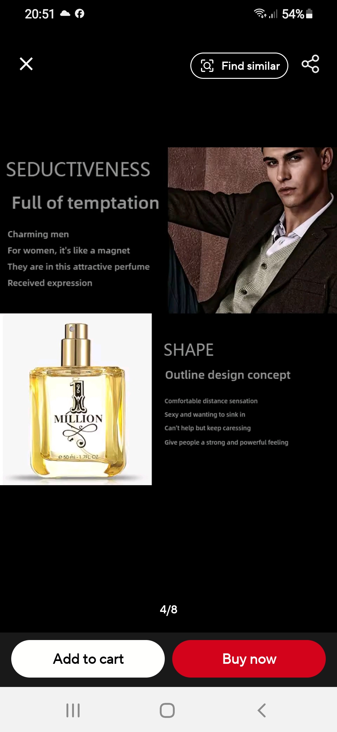 1 Million vyriški kvepalai