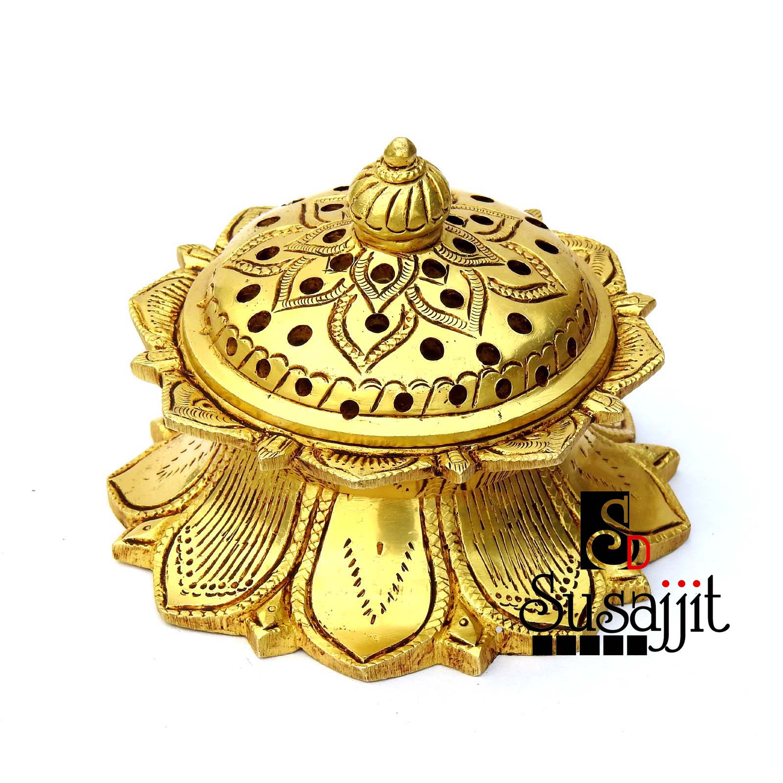 Decorative Brass Incense Holder