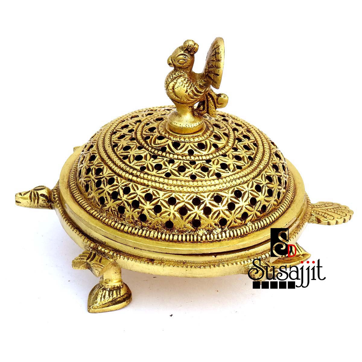 Decorative Brass Incense Holder