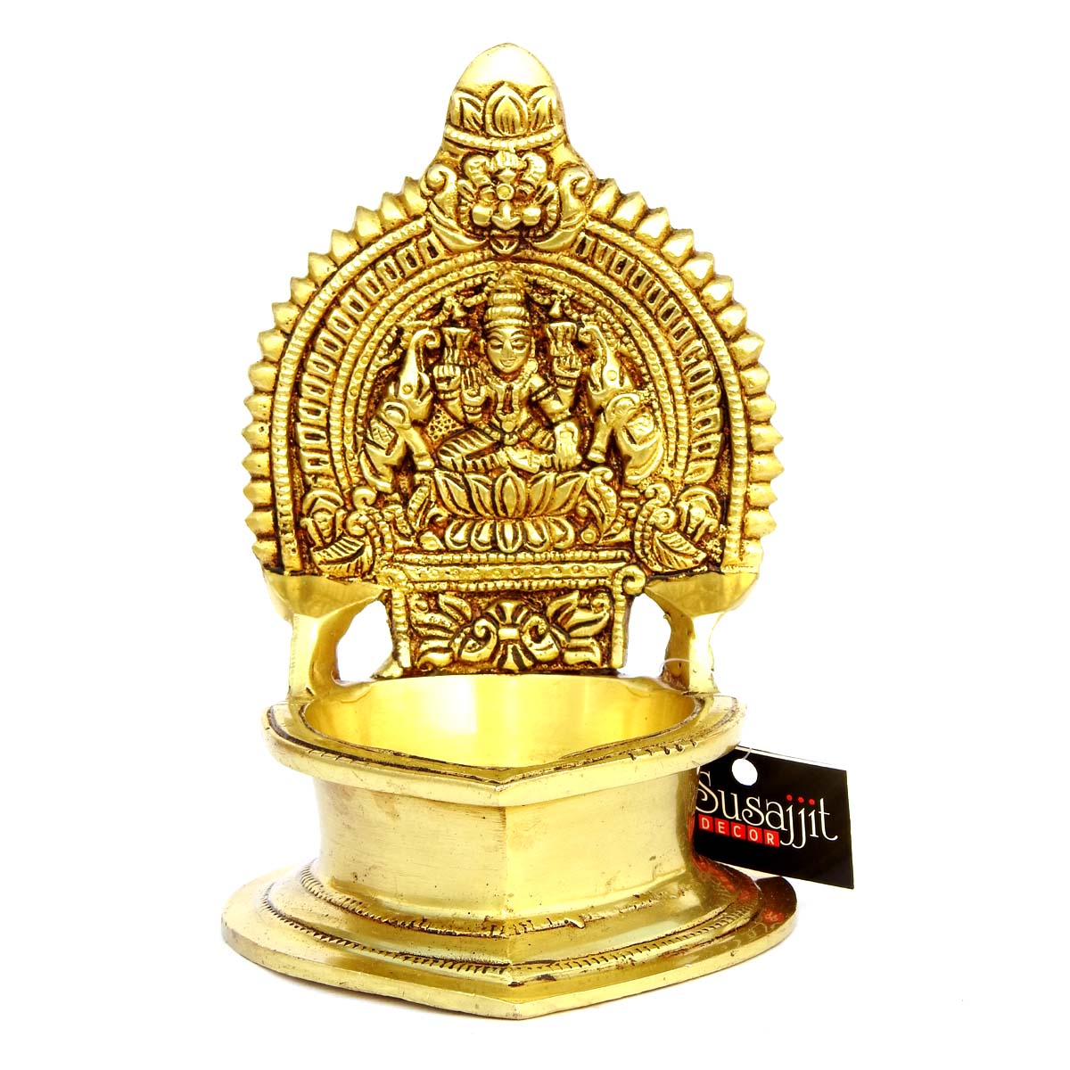 Gajalakshmi Brass Diya