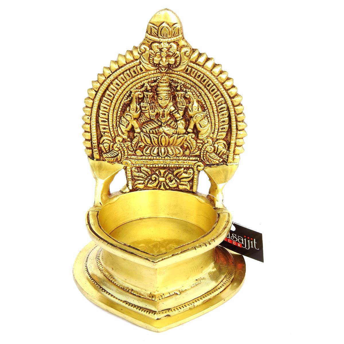 Gajalakshmi Brass Diya