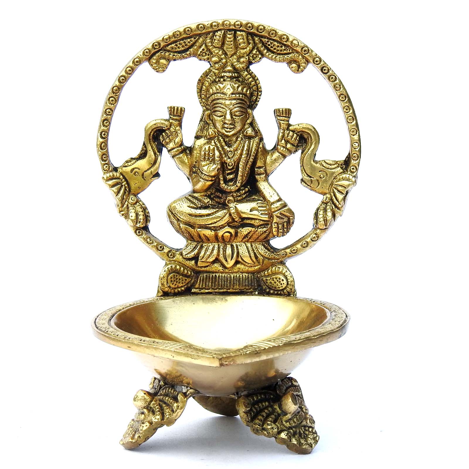 Gajlakshmi Brass Table Diya