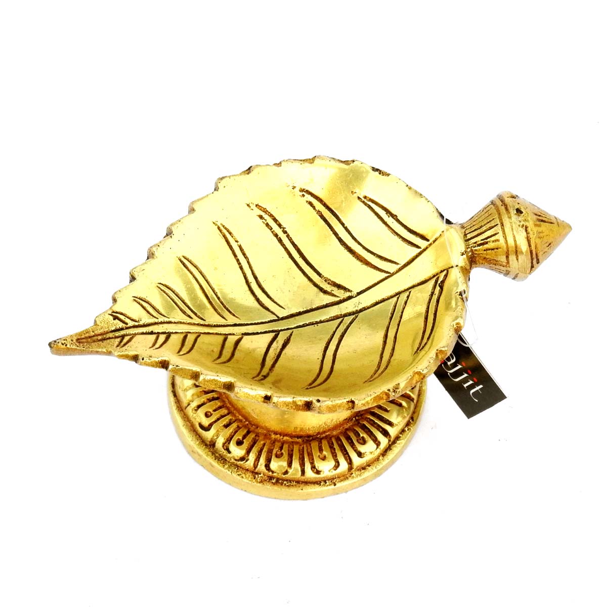 Brass Leaf Diya