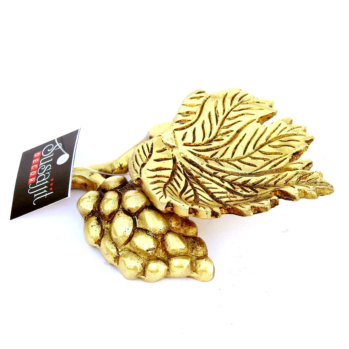 Brass Grape Leaf Diya