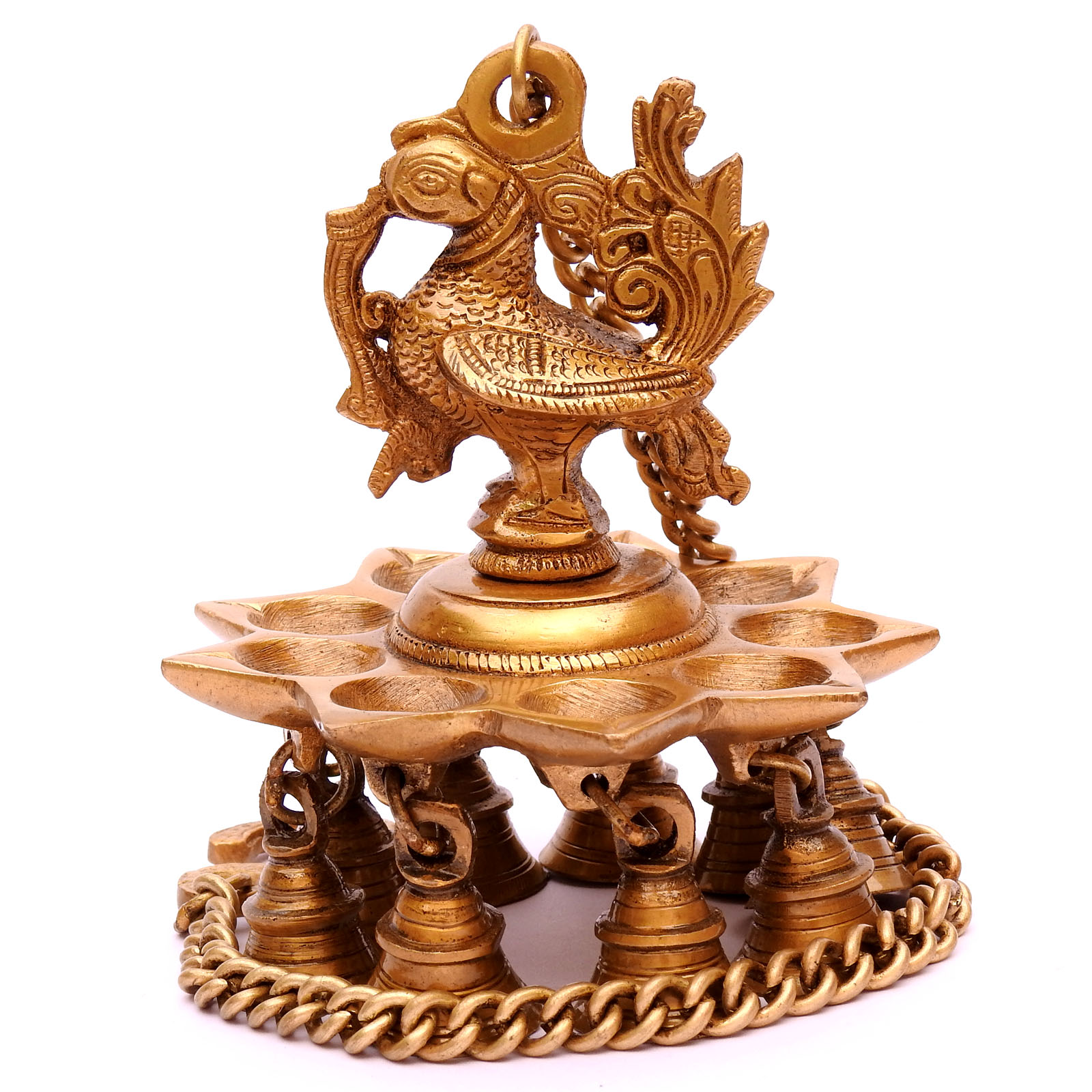 Decorative Brass Oil Lamp