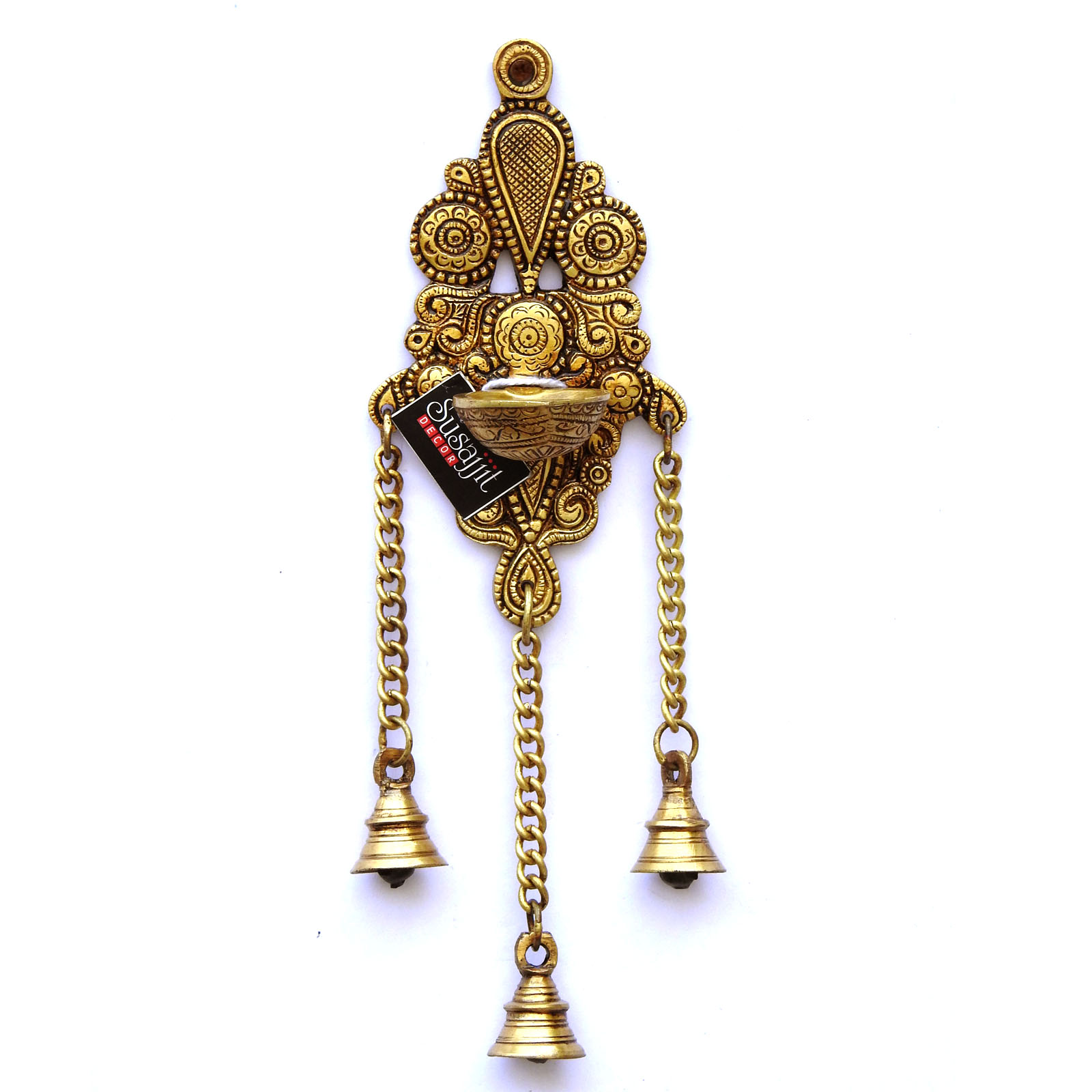 Brass Wall Hanging with Bells