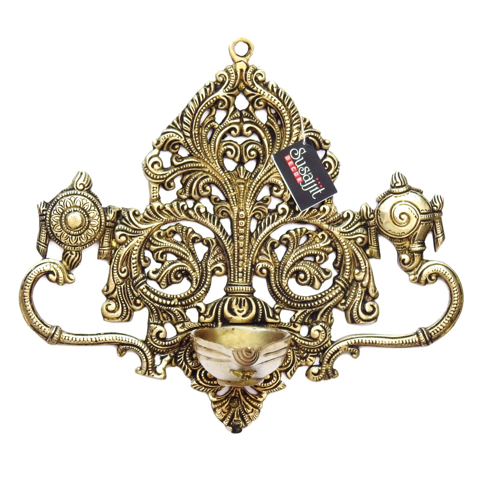 Antique Brass Wall Lamp