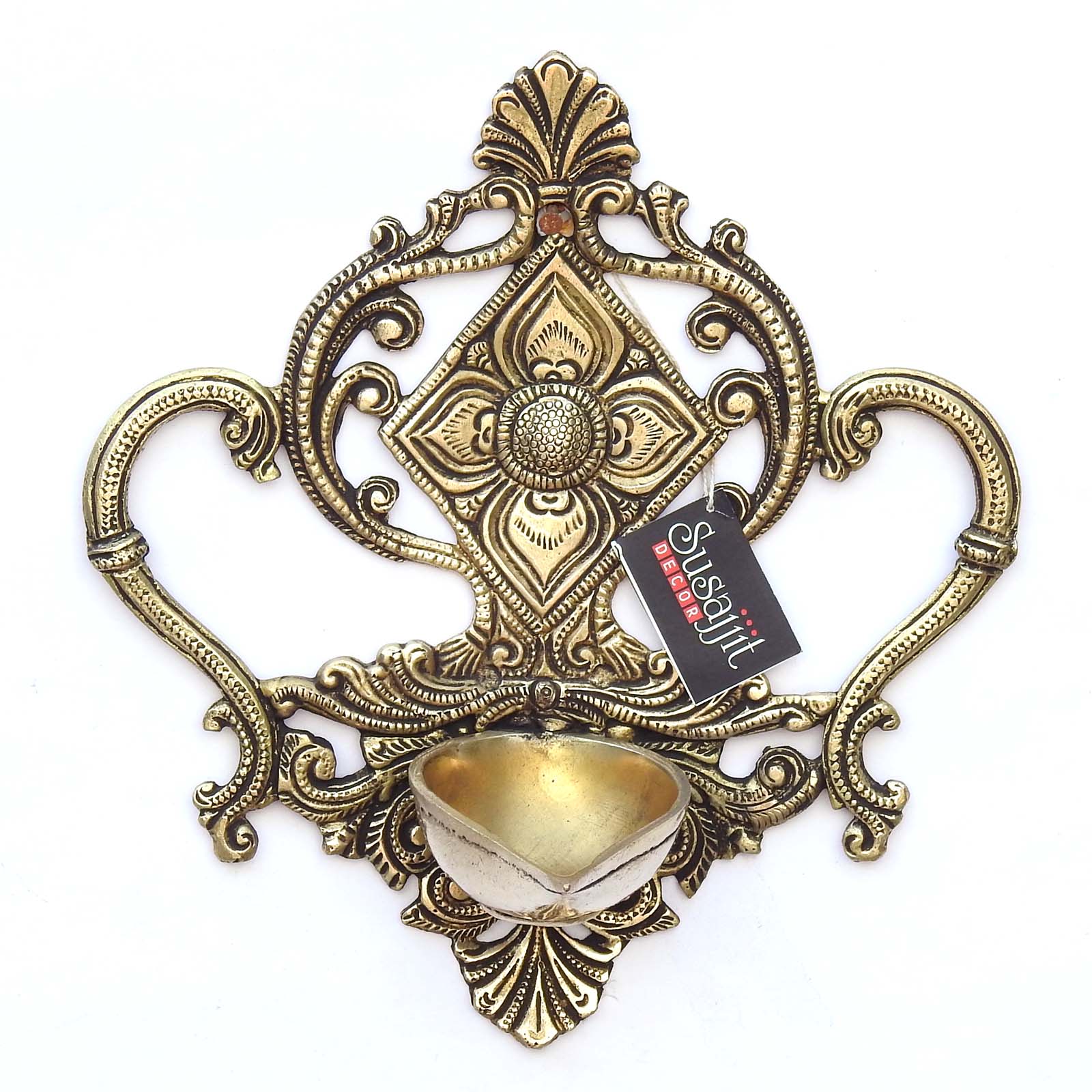 Decorative Brass Wall Sconce