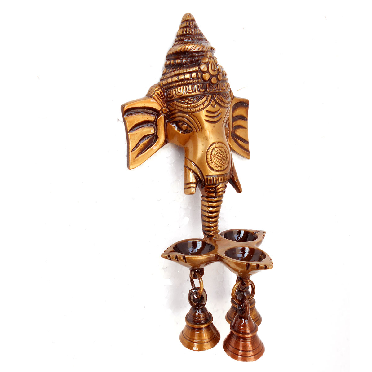 Elephant Head Wall Hanging Diya Holder