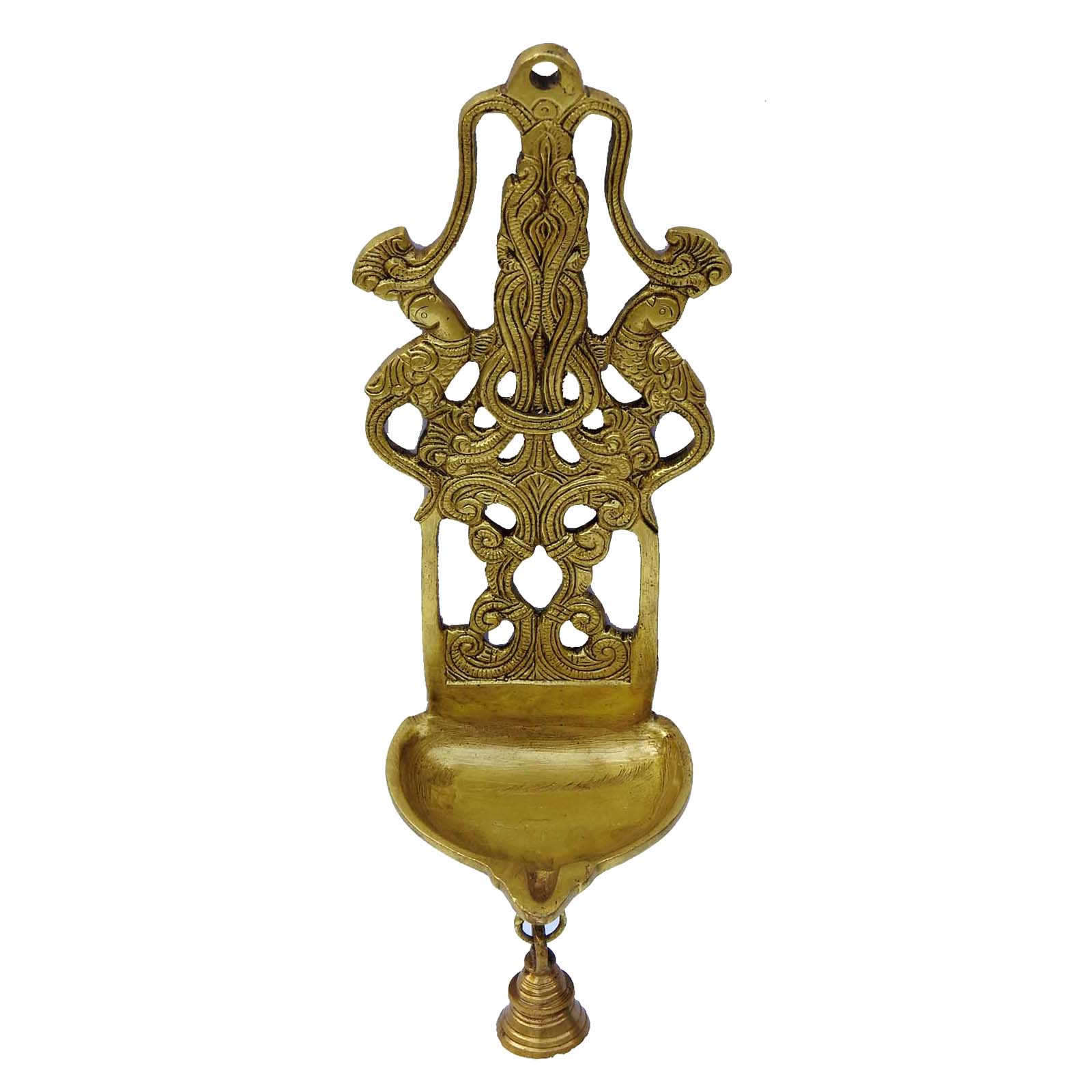 Decorative Brass Wall Hanging Oil Lamp