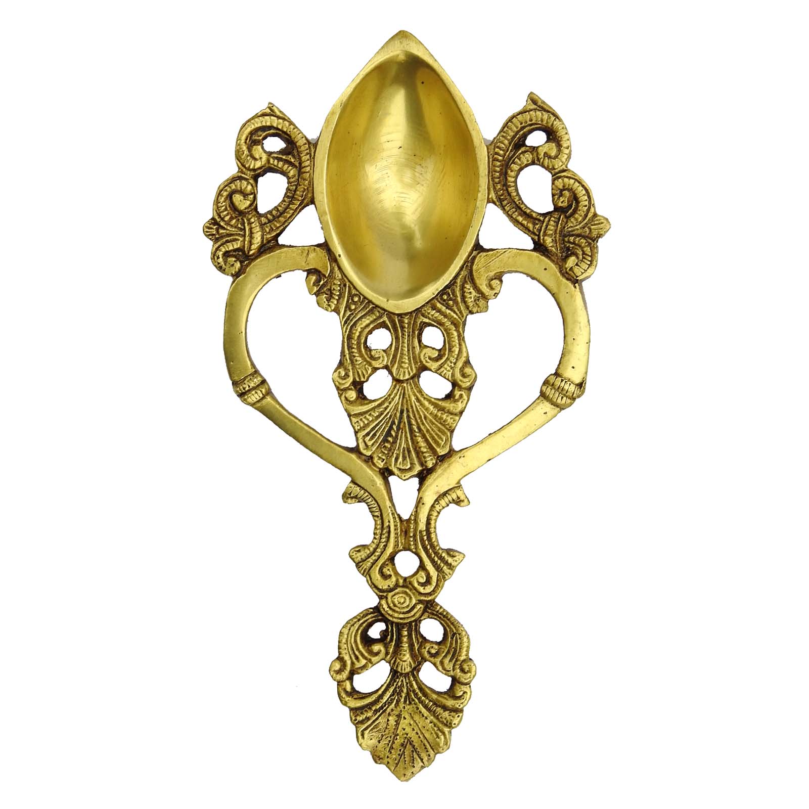 Ornate Brass Spoon