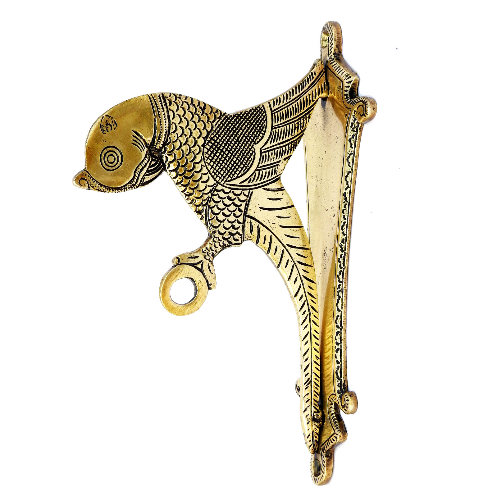 Brass Parrot Wall Hook