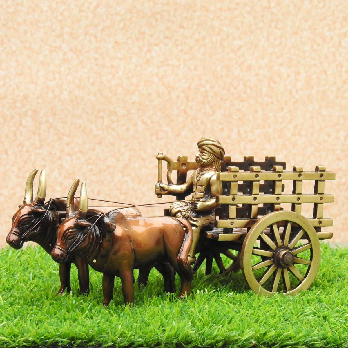 Handcrafted Bullock Cart Figurine
