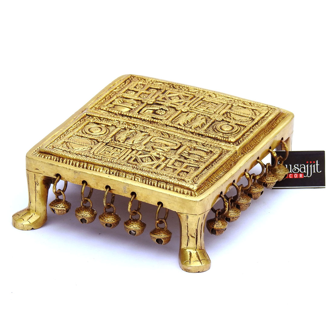 Decorative Brass Stool
