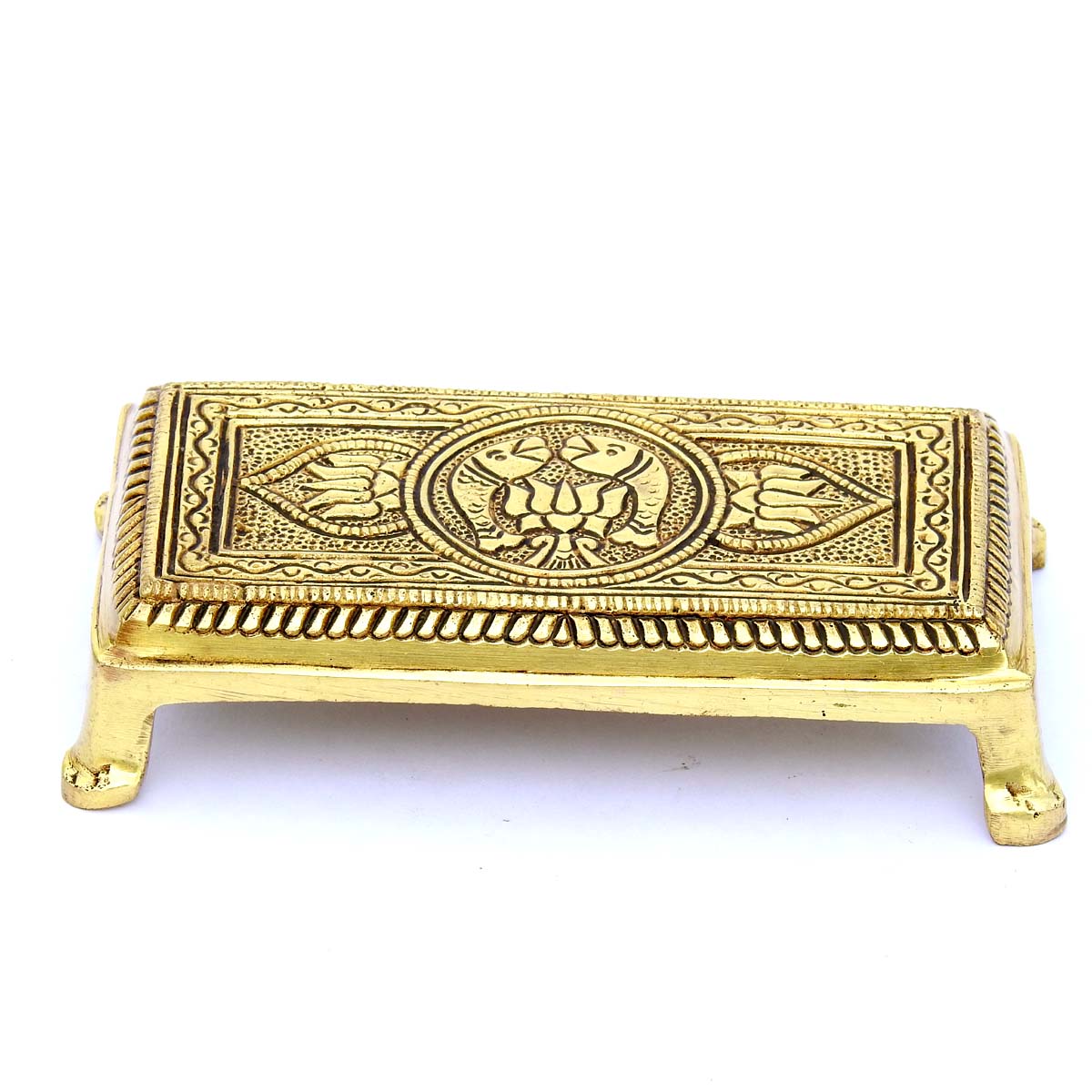 Decorative Brass Puja Chowki